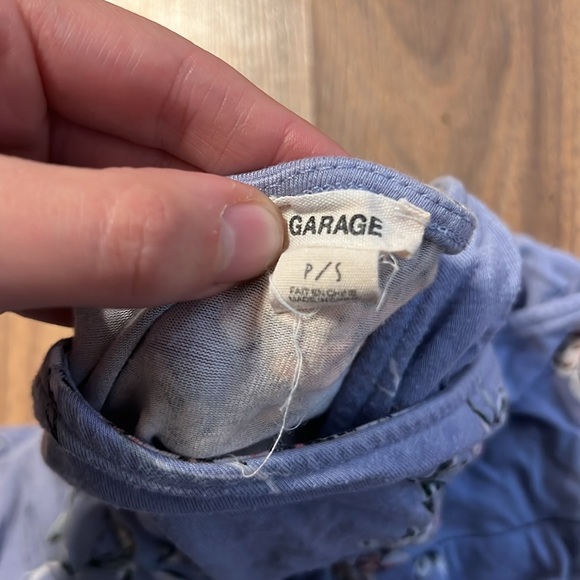 Garage, purple flower romper - Picture 2 of 3